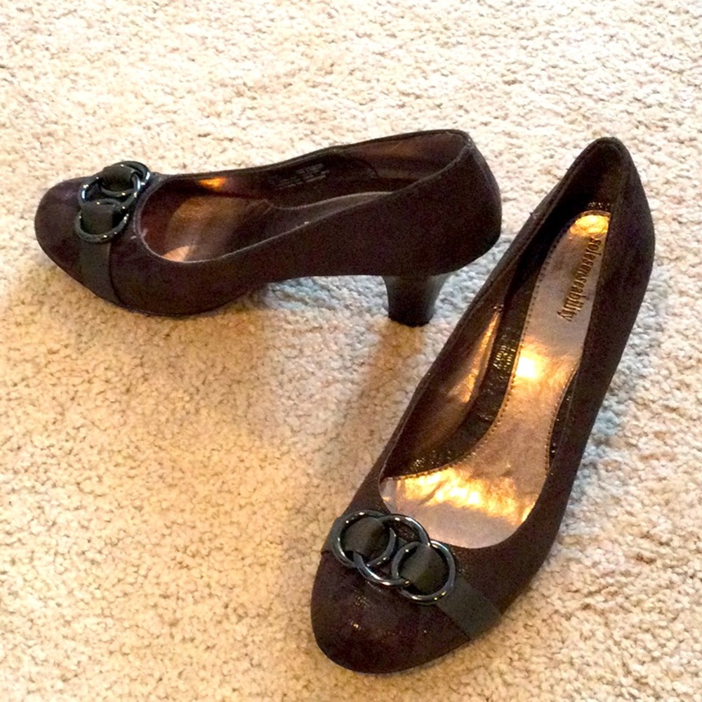 Sole Senseability Brown Heels Size 8 1/2